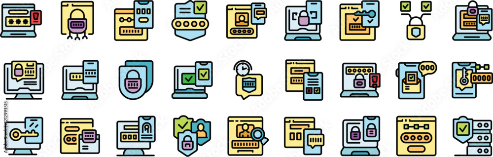 Poster ensuring online safety, two factor authentication adds an extra layer of security, verifying user id