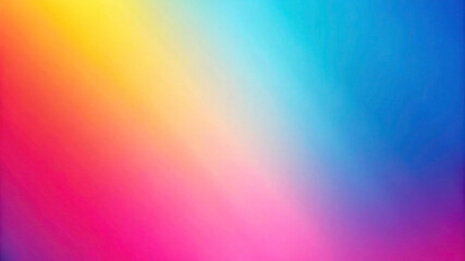 Obraz premium Pink, Blue, and Yellow Gradient Background with Vibrant Blended Colors
