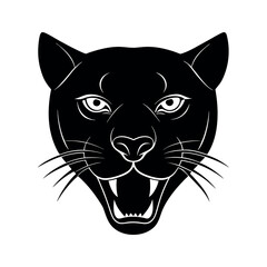 head of a tiger vector illustration
