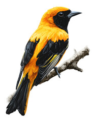 Bird, Yellow Backed, Amazon, Pantanal, Forest, Amazon Rainforest, Nature, Art, Image, with Transparent Background PNG, for Stickers, T-Shirt Print, Cap, Mug, Flip Flops, Mousepad, Transparent PNG