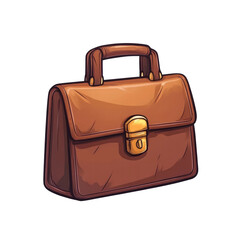 Isolated Cartoon Briefcase