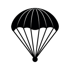parachute on a white background vector illustration