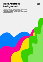 Colorful Abstract Background, Liquid Background, Fluid Abstract for banner, cover, poster template