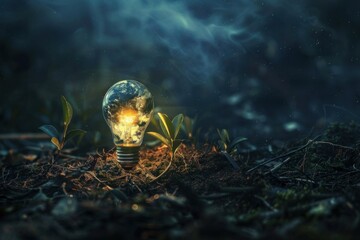 Background by the Earth Hour theme