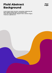 Colorful Abstract Background, Liquid Background, Fluid Abstract for banner, cover, poster template