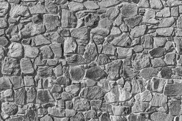 Gray stone background. Stone wall texture