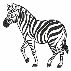 zebra vector illustration