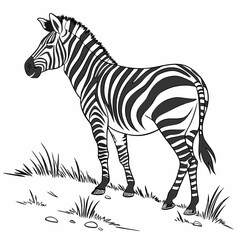 zebra vector illustration