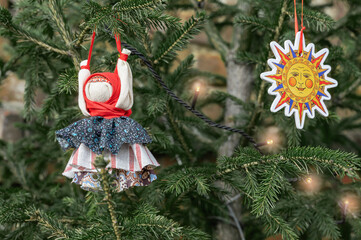 Russian traditions. Russian holiday Maslenitsa. Pancake week. Pancake week figurine