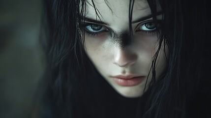 Close-up of a Person&rsquo;s Face


