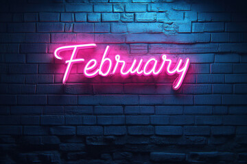 Fototapeta premium Glowing pink neon 