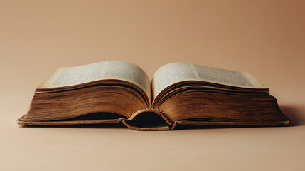 Minimalist isolated dictionary icon on a flat light background