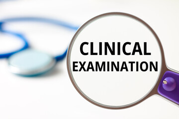 CLINICAL EXAMINATION title text technology medical theme
