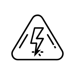 Warnung Hochspannung Elektrizit&auml;t Symbol