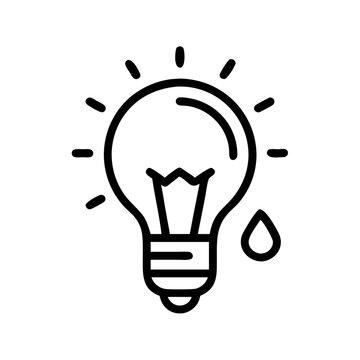 Gl&uuml;hbirne Symbol