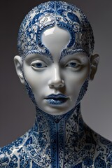 Porcelain. Illustration of a porcelain figurine.