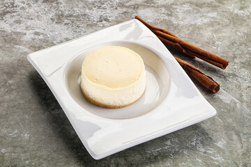 Delicous sweet cheesecake New York