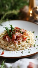 Creamy Bacon Risotto - A Culinary Delight