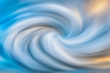 Abstract Swirling Vortex Background Blue White