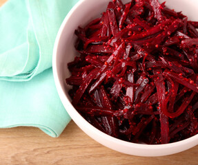 Fototapeta premium Hot beetroot salad