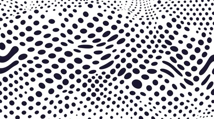 Wavy dotted pattern background for design use.
