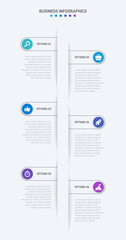 Vertical progress bar featuring 6 arrow-shaped elements, symbolizing the six stages of business strategy and progression. Clean timeline infographic design template. Vector for mobile presentation.