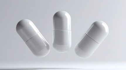 Obraz premium Weightless Harmony: The Art of Isolation 