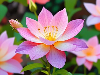 pink lotus flower