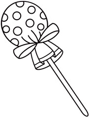Sweet candy outline