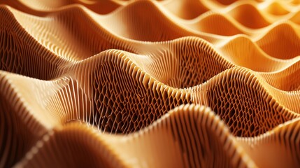 Abstract orange wavy textured surface.