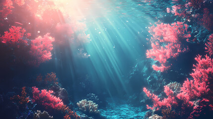 stunning vibrant coral
