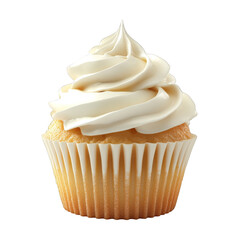 cupcake on white