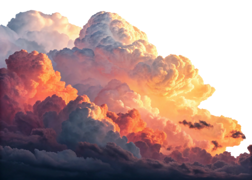 Sky Canvas: A breathtaking, vibrant sky filled with majestic clouds, painted in hues of orange, pink, and gold, creating a stunning celestial masterpiece. 