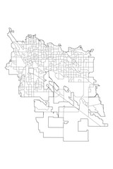 Tucson Neighborhoods: Vector Map of the Old Pueblo's Communities