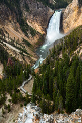 The Lower Falls of the Grand Canyon of the Yellowstone, Yellowstone National Park, Wyoming