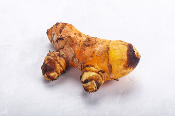 Fresh curcuma root for cooking