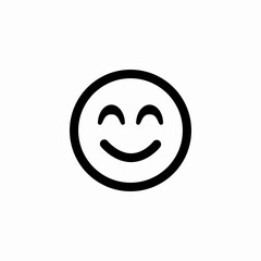 gleeful face icon sign vector
