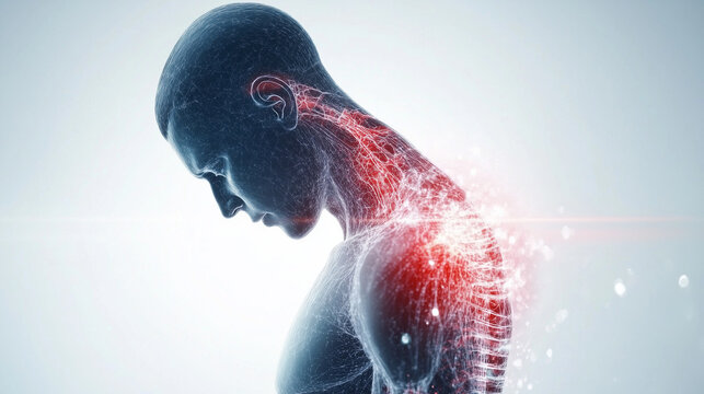 anatomie, k&ouml;rper, pein, human, medizinisch, muskeln, muskul&ouml;s, gym, sportlich, training, muskelkater, verspannungen, schmerz, entz&uuml;ndung,m blockaden, ischias, hexenschuss, r&ouml;ntgen, frau, buchr&uuml;cken, g