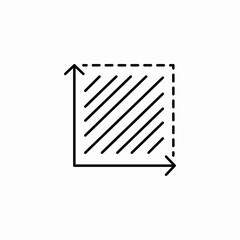 coordinate arrows icon sign vector