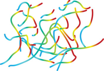 the girl in a dress ribbon background lines background  