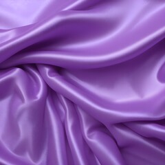 Obraz premium Purple shiny satin, silk fabric with soft folds