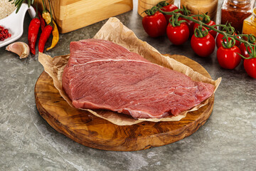 Raw beef meat shoulder for cooking