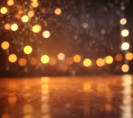 Abstract orange hues blended into a blurred bokeh effect creating a sense of atmosphere and mood, bokeh, atmosphere