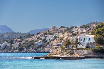 Fototapeta premium Mallorca Strand Dorf