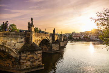 Sonnenuntergang Prag