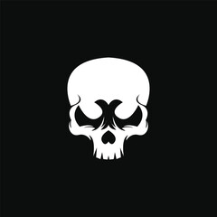 Skull head logo and symbol vectors