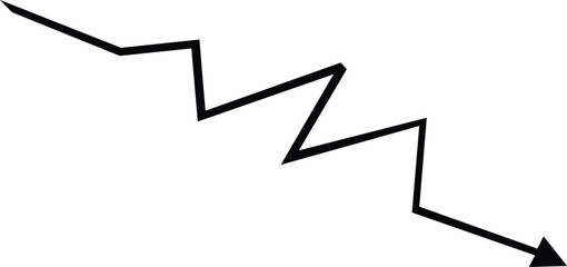 arrow cursor icon Sharp curved arrow icon. Black rounded arrow. Direction