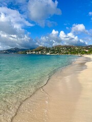 Fototapeta premium clear waters at the beach, saint georges, grenada