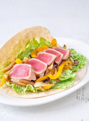 Fajitas with Tuna