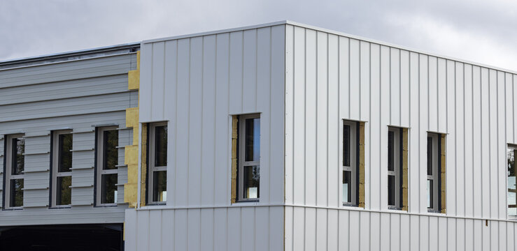 isolation ext&eacute;rieure d'un batiment en construction	